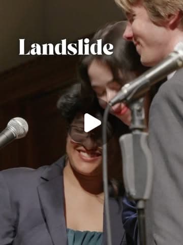 Three Doox juniors performing Landslide