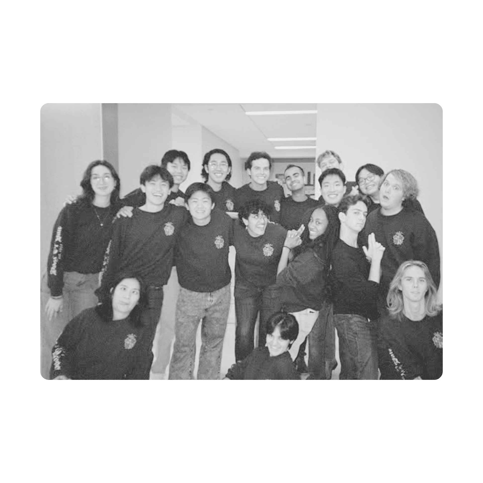 Doox members posing together indoors