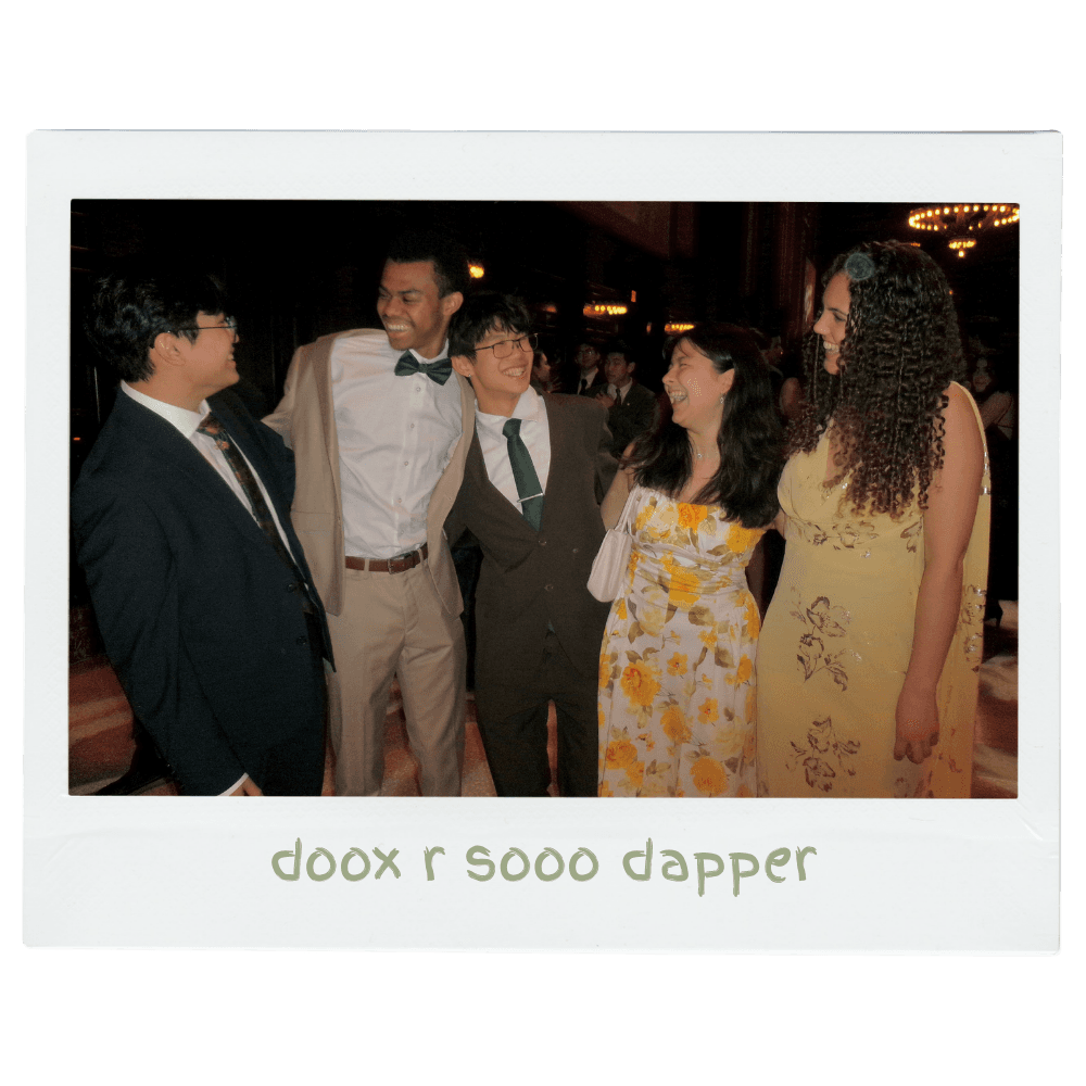 Doox dressed up together