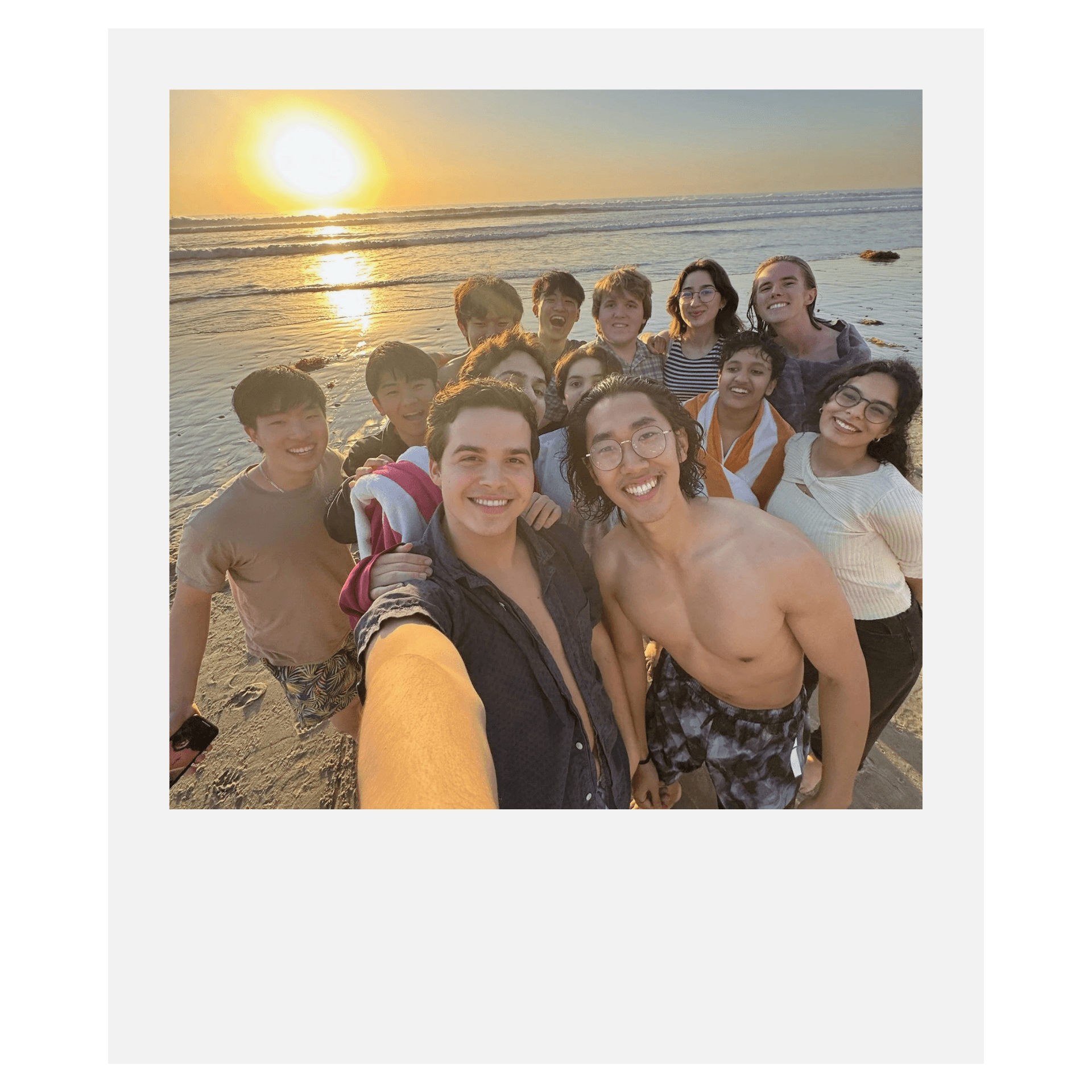 California 2025 tour polaroid