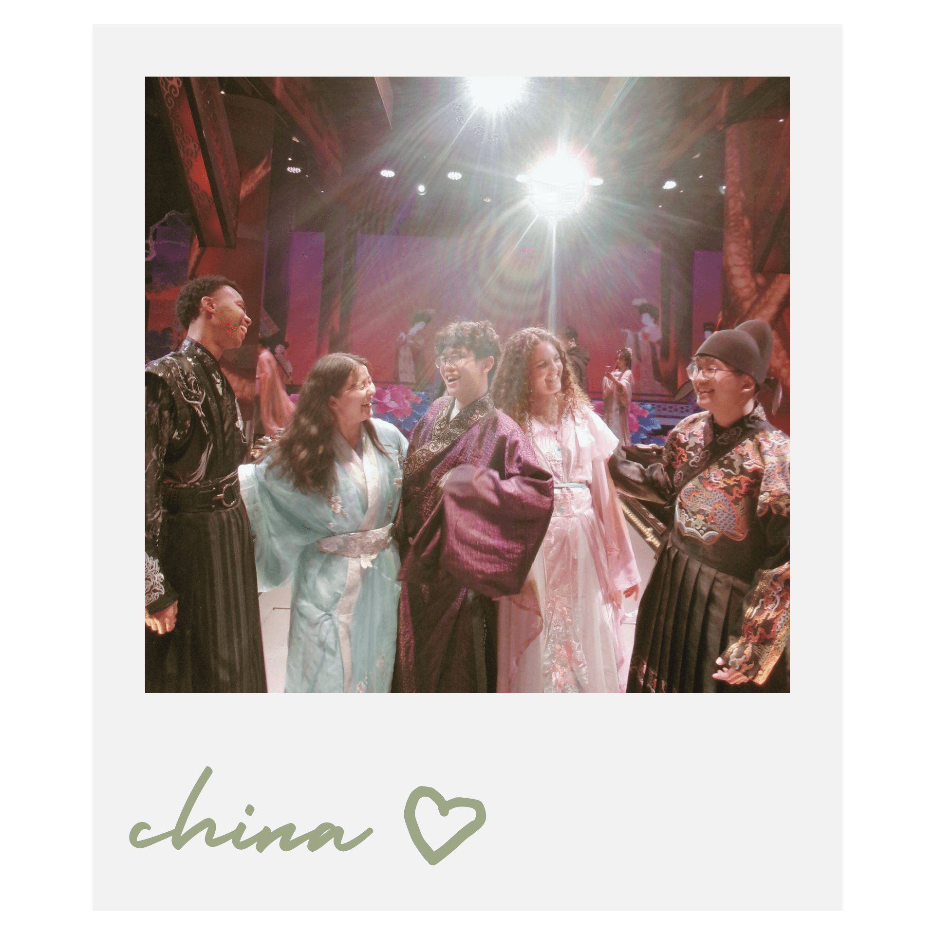 China tour polaroid