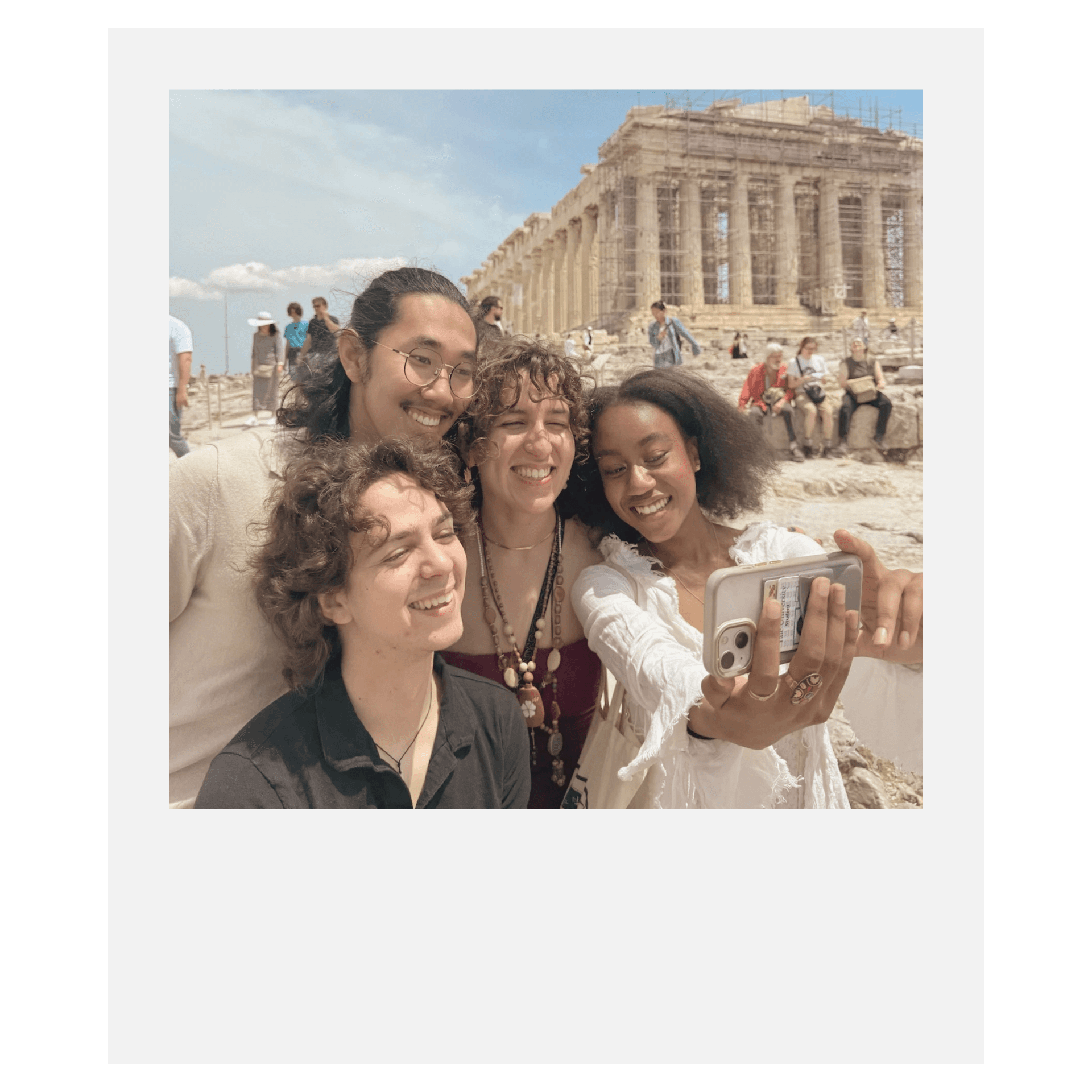 Greece tour polaroid